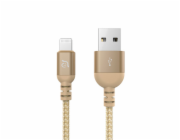 Adam Elements kabel PeAk III 120B Lightning to USB 1,2m - Gold