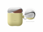 Elago Airpods Silicone Duo Hang Case - Yellow/ White, Pas...