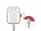 Elago Airpods Silicone Duo Hang Case - Italian Rose/ Cora...