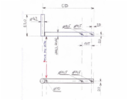 CSAT KBV370+2Z5M konzola na stožár délka 22cm - odsazení 37cm