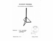 CSAT STX1700, stojan - kovová trojnožka, výška 170cm