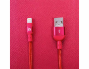 Adam Elements kabel PeAk II 120B Lightning to USB 1,2m - Red
