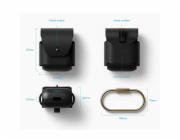 Elago Airpods Leather Case - Black