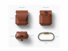 Elago Airpods Leather Case - Brown