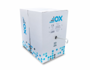 OXnet kábel UTP, Cat5E, lanko, PVC, box 305m - šedá