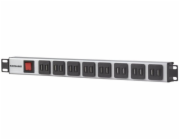 Intellinet Network Solutions Power strip 19 1U 16 USB zásuvek (164498)