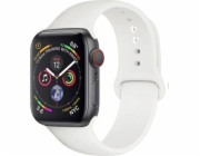Beline Beline Apple Watch Silikonový řemínek 38/40/41mm bílé barvy