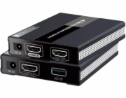 Techly Techly 104790 KVM Extender HDMI + USB přes Cat6 kroucený pár, až 60 m, 1080p 60 Hz