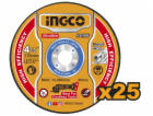 Ingco MCD11011525 Kotouč řezný kov 115x1,2x22,2mm, sada 25ks