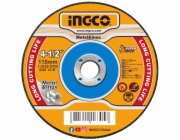 Ingco MCD121155 Kotouč řezný kov 115x1,2x22,2mm, sada 10ks