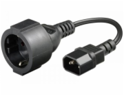Manhattan Power Cable Manhattan Power Adapter IEC320 C14 to Schuko F Socket 23cm
