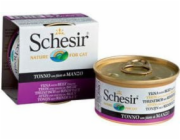 SCHESIR Tuna with beef in jelly - mokré krmivo pro kočky - 85g