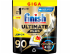 Kapsle do myčky Finish ultimate plus citron, 90 ks.