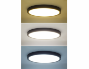 Solight LED osvětlení s dálkovým ovladačem Estela Black, 36W, 2700lm, 30cm, změna chromatičnosti, stmívatelné