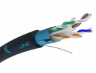 Extralink CAT6 FTP (F/UTP) síťový kabel V2 venkovní krouc...