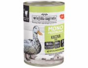 WIEJSKA ZAGRODA Monoprotein Duck - mokré krmivo pro kočky - 400g