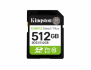 Kingston Technology Canvas Select Plus Gen3 512 GB SD UHS-I Třída 10