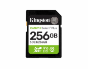 Kingston Technology Canvas Select Plus Gen3 256 GB SD UHS-I Třída 10