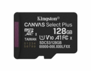Kingston Technology Canvas Select Plus Gen3 128 GB MicroSDXC UHS-I Třída 10