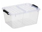 Úložný box s víkem Plast Team, 15l, 39,4x29,5x18,5cm
