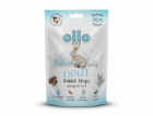 OLLO Air-Dried Light Rabbit strips - pamlsek pro psa - 80g