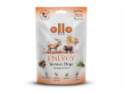 OLLO Air-Dried Energy Venison strips - pamlsek pro psa - 80g