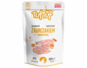 TUF TUF Mleté kuře s mrkví - vlhké krmivo pro psy - 500g
