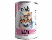 TUF TUF Telecí maso - vlhké krmivo pro kočky - 400g