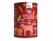 SYTA MICHA Chef Veal with vegetables - vlhké krmivo pro psy - 400g