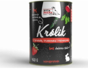 SYTA MICHA Chef Rabbit with turnip, strawberry and rosemary - vlhké krmivo pro psy - 400g