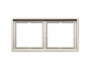 Rám manželské postele LIREGUS MODER, barva šampaňského