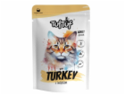 TUF TUF with turkey - mokré krmivo pro kočky - 100g