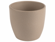 Květináč Domoletti Emi, keramický, O 26 cm, hnědý