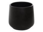 Hrnec Domoletti Saturn, keramický, O 24 cm, černý