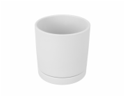 Květináč Domoletti Vienna, keramický, O 17,5 cm, bílý