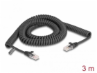DeLOCK spirálový kabel Zástrčka RJ-45 > Zástrčka RJ-45 Ca...