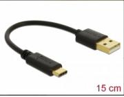 DeLOCK USB nabíjecí kabel, USB-A zástrčka > USB-C zástrčka