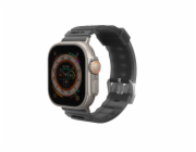 Řemínek pro Apple Watch Skinarma Shokku 49/45/44 mm kouř/kouř