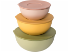 Guzzini EVERYWHERE BIO - Set 3 Schüsseln mit Deckel Assor...