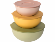 Guzzini EVERYWHERE BIO - Set 3 Schüsseln mit Deckel Assorted c.