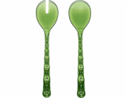 Guzzini VANITY Salad Servers Water lily green