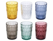 Guzzini VANITY sada 6 vysokých sklenic různé barvy