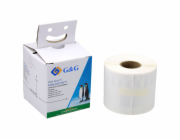 G&G Etiketten 54mm x 101mm sw-ws Komp. m. Dymo S0722430/ 99014