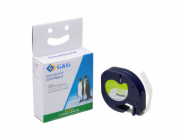 G&G Schriftband 12mm x 4m sw-ws komp. m. Dymo S0721660/ 91221