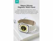 Deví řemínek Nature Silicone Magnetic Watch Band 40/41/42mm - Black