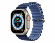 Deví řemínek Deluxe Series Sport6 Silicone Two-tone Band 44/45/49mm - Light/Deep Blue