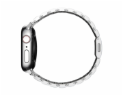 Nomad řemínek pro Apple Watch 44-49 mm - Steel Band/Silver Hardware