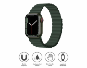 Deví řemínek Deluxe Series Sport3 Silicone Magnet Band 44/45/46mm - Sequoia