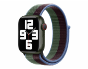 Deví řemínek Nylon Braided Two-Tone Loop pro Apple Watch 44/45/46mm - Eucalyptus Green