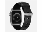 Nomad kožený řemínek pro Apple Watch 44-49mm - Modern Bla...